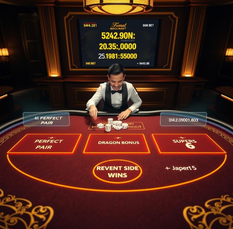 Side Bet Baccarat Jackpot Besar